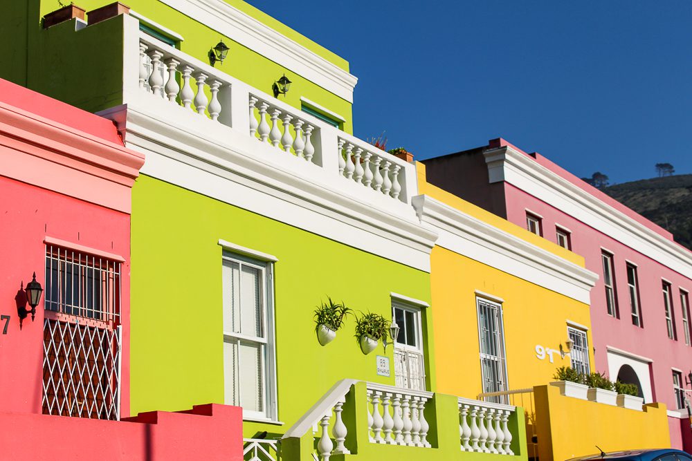 Farverige huse Sydafrika