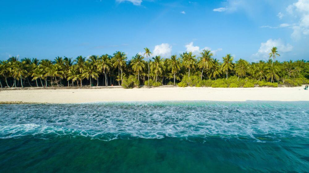 Beach front Maldiverne - rejser til Maldiverne er skønne